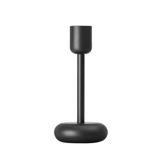 iittala nappula candle holder 183mm dark grey