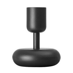 iittala Nappula candle holder 107mm dark grey