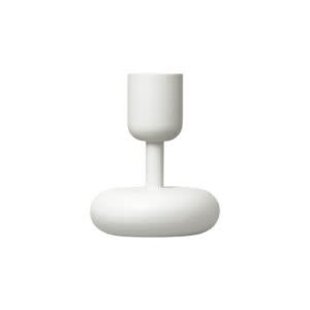 iittala nappula candleholder white 107mm