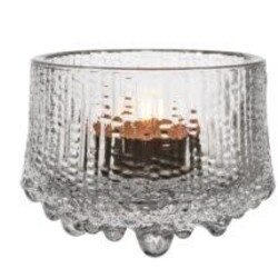 iittala ultima thule teal.candleh. 65mm clear