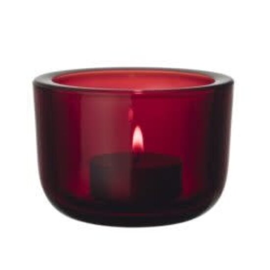 Iittala iittala valkea candleholder 60mm cranberry
