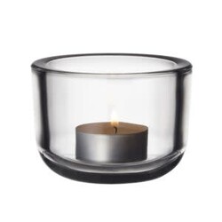 iittala valkea candleholder 60mm clear