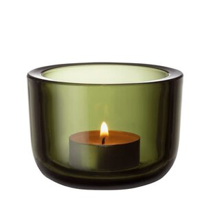 iittala valkea candleholder60 mm moss green