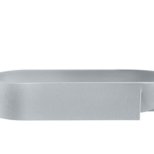 iittala Kuru cer. bowl 370x75mm light grey