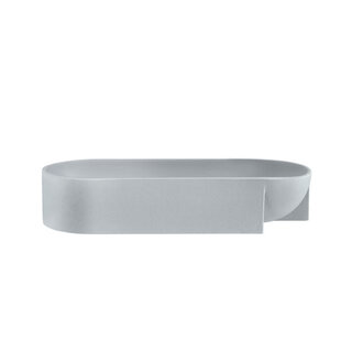iittala Kuru cer. bowl 370x75mm light grey
