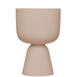 iittala nappula plant pot 230x155mm beige
