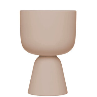 iittala nappula plant pot 230x155mm beige