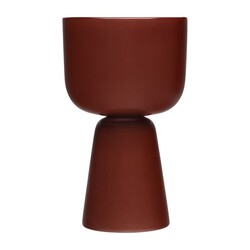 iittala nappula plant pot 260x155mm brown
