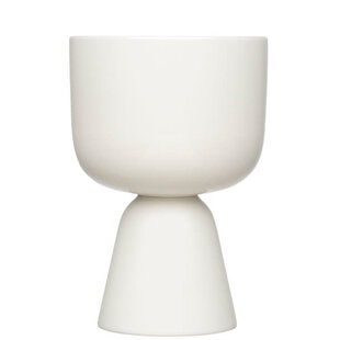 iittala nappula plant pot 230x155mm white