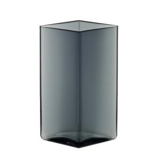 Ruutu vase 115x180mm grey