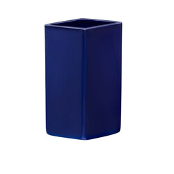 iittala Ruutu ceramic vase 180mm dark blue