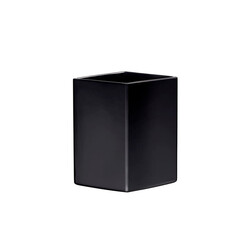 Ruutu ceramic vase 225mm black