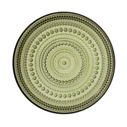 iittala kastehelmi plate 170mm moss green