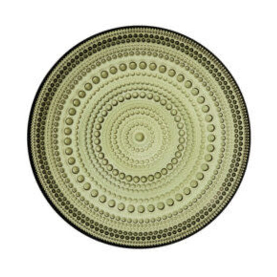 Iittala iittala kastehelmi plate 170mm moss green