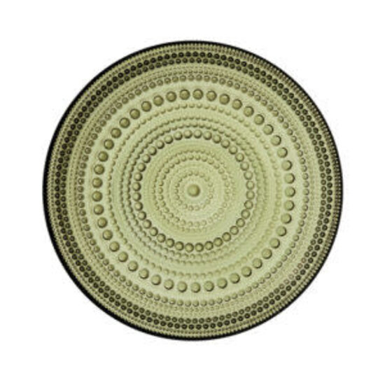 Iittala iittala kastehelmi plate 170mm moss green