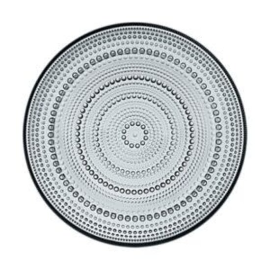 Iittala Kastehelmi plate 248mm grey