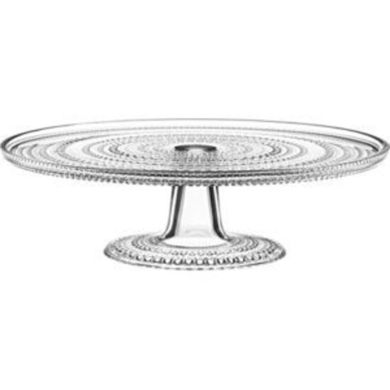 Iittala Kastehelmi Cake stand 315mm clear