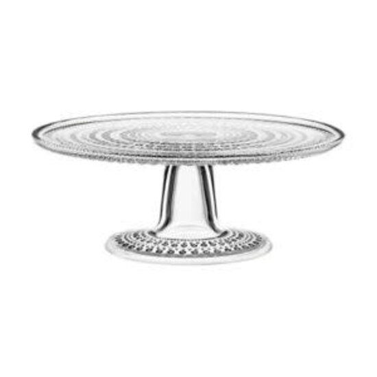 Iittala Kastehelmi cake stand 240mm clear