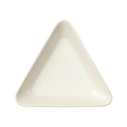 Teema dish triangle 12cm white