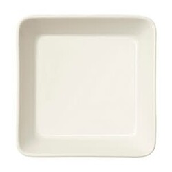 Teema plate 16x16cm white