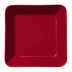 iittala teema plate 16x16 cm  red