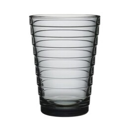 iittala aino aalto glazen grijs 22cl, 2 stuks