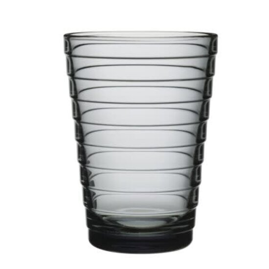 Iittala iittala aino aalto glazen grijs 22cl, 2 stuks