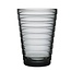 iittala iittala aino aalto glazen grijs 22cl, 2 stuks