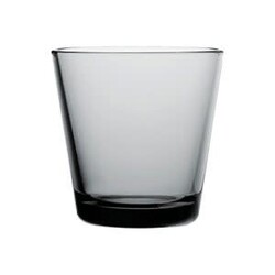 iittala kartio tumbler 21cl dark grey 2pcs