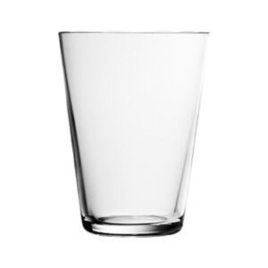 Iittala Kartio tumbler 40cl clear 2pc