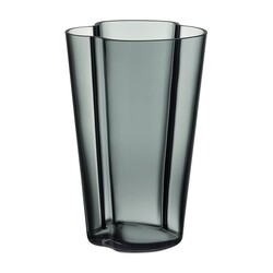 iittala aalto vase 220mm dark grey