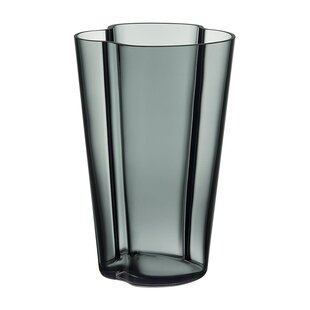 iittala aalto vase 220mm dark grey
