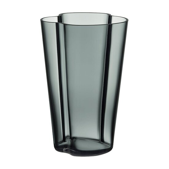 Iittala iittala aalto vase 220mm dark grey