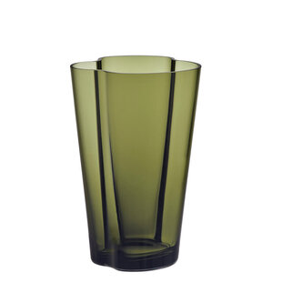 iittala aalto vase 220mm moss green