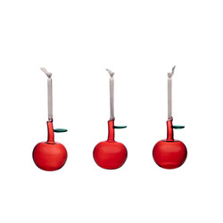 Iittala glass apple red 3set