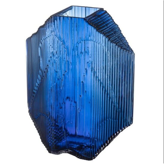 Iittala Kartta glass sculpture 240x320 ultr.blue