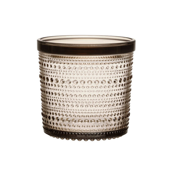 Iittala Kastehelmi jar 116x114mm linen