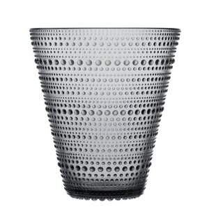 iittala kastehelmi vase 154mm grey