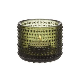 iittala kastehelmi  candleholder 64mm moss green