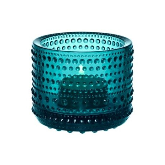 Iittala iittala kastehelmi  candleholder64mm seablue