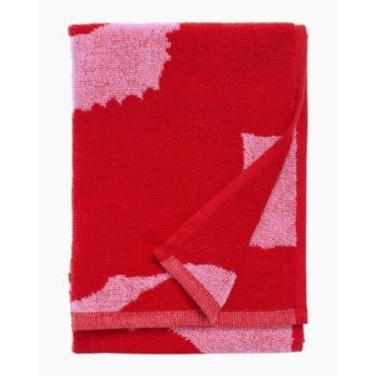 Marimekko marimekko guest towel unikko red 30 x50 cm