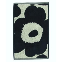 marimekko guest towel  unikko dark blue 30 x 50 cm