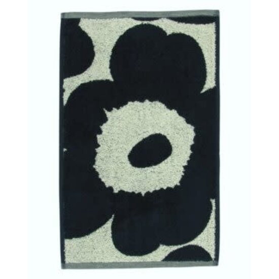 Marimekko marimekko guest towel  unikko dark blue 30 x 50 cm
