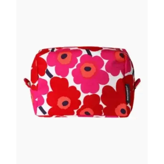 Marimekko marimekko  vilja mini unikko  cosmetic bag red