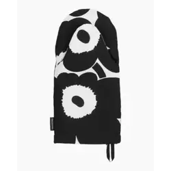 marimekko oven mitten unikko black/white