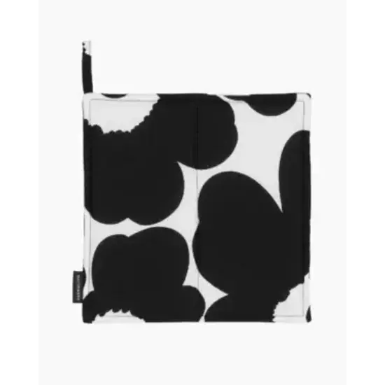 Marimekko marimekko pieni unikko pannenlap zwart wit