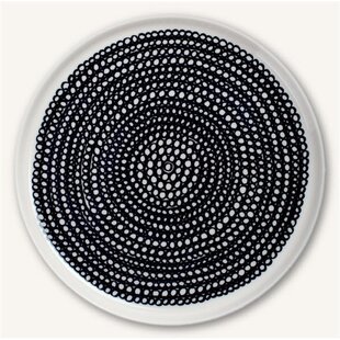 marimekko oiva plate 20 cm siirtolapuutarha black