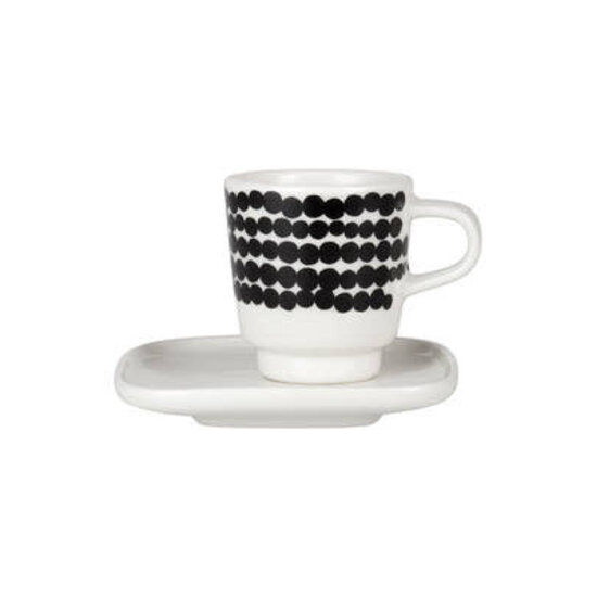 Marimekko marimekko oiva espresso cup and saucer siirtolapuutarha