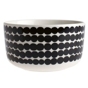 marimekko oiva bowl siirtolapuutarha small dots black