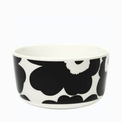 marimekko oiva bowl 5dl unikko black